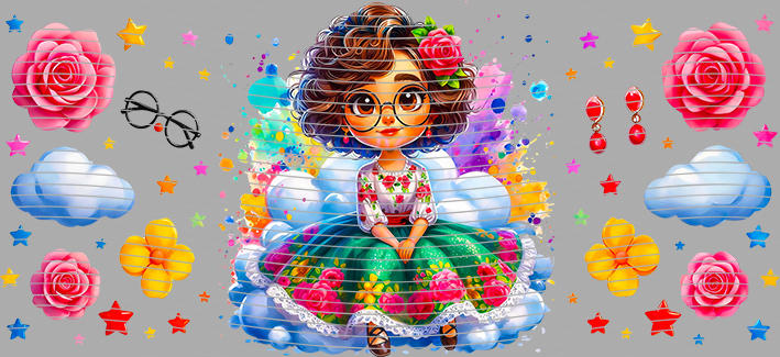 16oz Disney style-D-3081